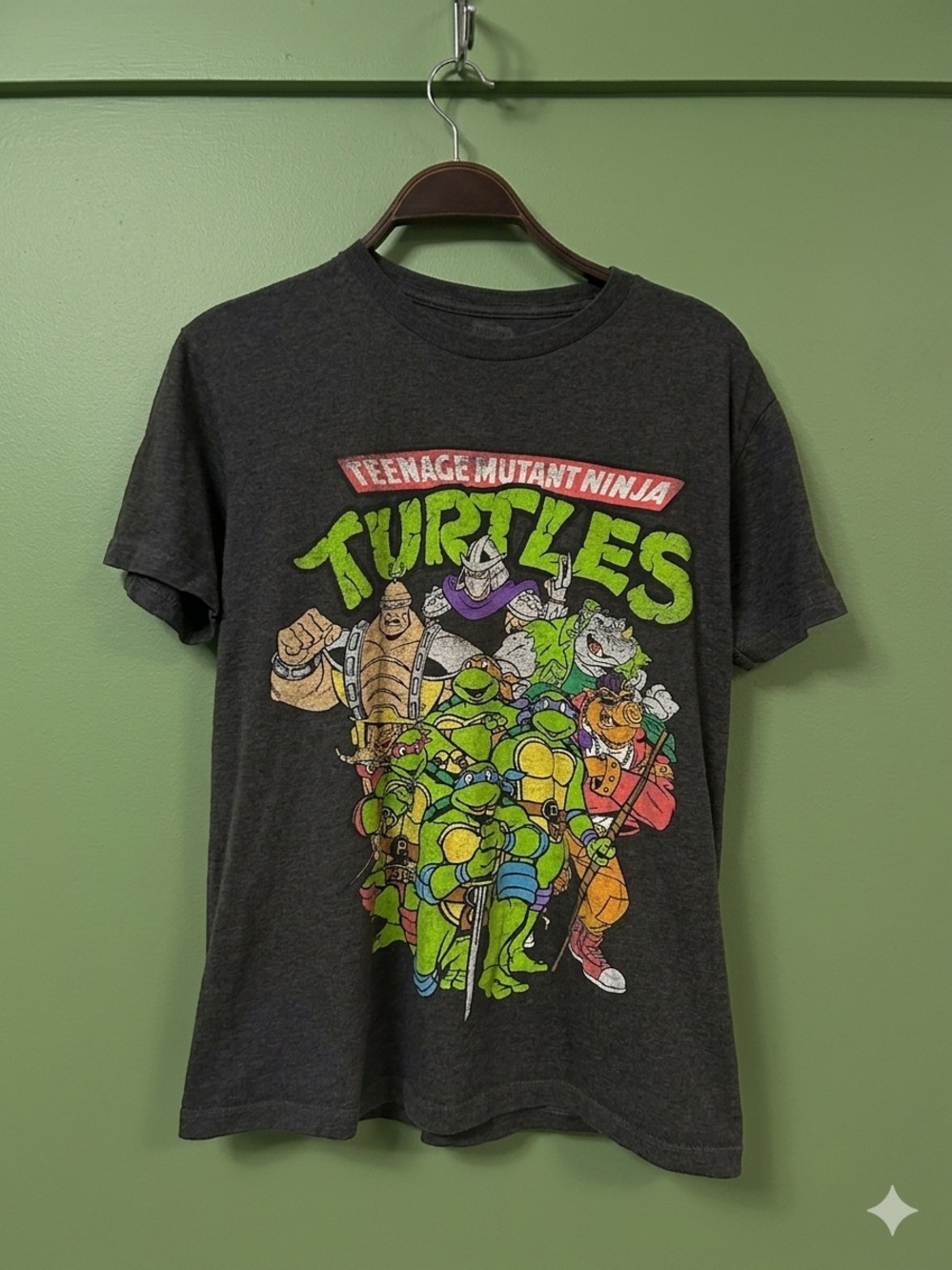 Teenage Mutant Ninja Turtles Graphic Short Sleeve Tee - Charcoal
